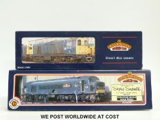 Two Bachmann 00 gauge diesel locomotives Leicestershire and Derbyshire Yeomanry 46026 31-075 and