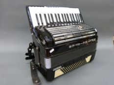 Weltmeister 'Consona' 96 bass piano accordion with eleven treble couplers and five bass couplers,