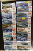 Twenty Academy Minicraft 1:72 scale model aircraft kits, all in original boxes,