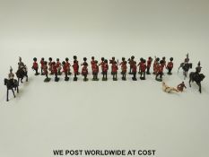 Over 30 Britains and similar British military figures