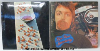 Large collection of Paul McCartney & Wings records in three record cases: about 65x LPs,