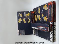 Three Meccano sets, 5, 2 and 5x converstion set,