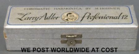 Hohner chromatic 12 hole harmonica, 'The Larry Adler Professional 12', key of C,