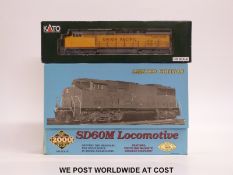 Two Union Pacific American 00 gauge diesel locomotives,