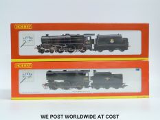 Two Hornby 00 gauge locomotives class 5MT 45253 R2250 and Class Q1 33006 R2344A,