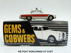 Milestone Miniatures Gems & Cobwebs diecast model Jaguar MK9 XJ12 Motorway Police 'Jam Sandwich',