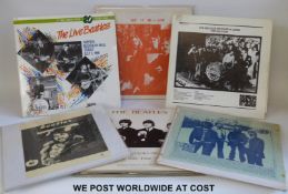 The Beatles: 6x bootleg LPs; one Radio Transcription LP;