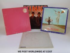 Four original 1960s LPs: The Kinks “First LP” (Pye NPL 18096);