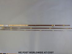 A Hardy Brothers Sovereign salmon fly rod, 10/11 weight,
