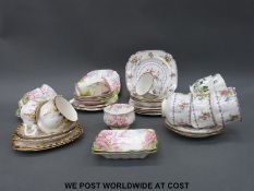 A collection of Royal Albert tea ware to include April Showers,
