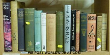 Opera books including Golden Age of Opera, signed, Madame Butterfly (1898),