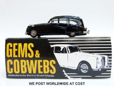 Milestone Miniatures Gems & Cobwebs diecast model Jaguar MK9 Hearse 1959, GC25,