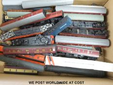 Thirty Hornby and other 00 gauge carriages