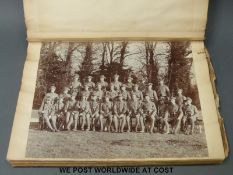 An album of Boer War interest photographs and ephemera including Imperial Yeomanry 38th Company