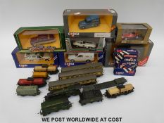 Ten Corgi and other diecast model vehicles,