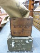 Cirencester Brewery Ltd soda siphon crate,