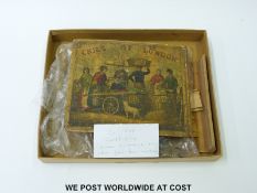 Cries of London jigsaw puzzle c1860 with original box