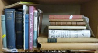 Opera books including an album of cuttings, Histoire de L'opera (1875),