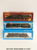 Three Airfix and one GMR 00 gauge locomotive 54123-9 x2,