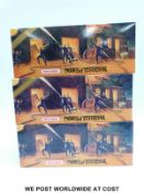 Three Matchbox Models of Yesteryear Special Edition Fire Engine Series diecast model fire engines,