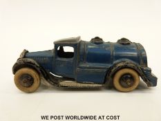 Taylor and Barrett diecast model tanker with blue and black body