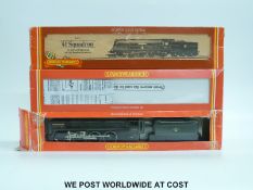 Three Hornby 00 gauge 4-6-2 locomotives limited edition SR West Country Class 'Exeter' R.