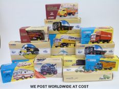 Fourteen Corgi and Corgi Classics diecast model vehicles and vehicle sets including Billy Smarts