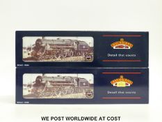 Two Bachmann 00 gauge Standard Class 5MT locomotives 'Camelot' 73082 32-502 and 73068 32-500,