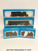 Five Airfix 00 gauge locomotives 54153-0, 54152-7, 54101-9,