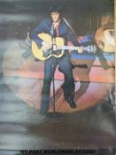 Elvis Presley related posters to include one dated 1957 with Peggy Lee signature,