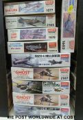 Ten Academy Minicraft 1:72 scale model aircraft kits, all in original boxes,