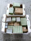 A large collection of vintage screws marked G.K.