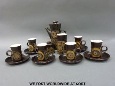 A quantity of retro Denby and Minton Grasmere tea ware and Royal Doulton 'The Coppice' plates and