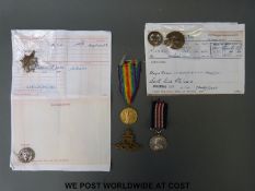 A George V and Great War medal, military medal has no name visible,