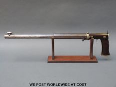 William Billinghurst, Rochester, New York .38 calibre under-hammer percussion buggy rifle with 17.