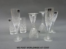 A collection of Royal Doulton cut glass