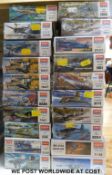 Twenty Academy Minicraft 1:72 scale model aircraft kits, all in original boxes,