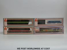 Four Lima 00 gauge CO-CO diesel locomotives, '31 Rail' D400 205009A3,