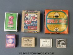 Seven boxes of vintage air rifle pellets comprising Silver Jet and Bulldog .22, Beatall No.