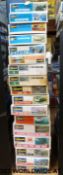 Seventeen Hasegawa 1:72 scale model aircraft kits, all in original boxes.