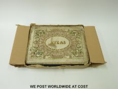 Seven Atlas jigsaw puzzles, Italy, Europe, France, South America, North America, Asia and The Globe,