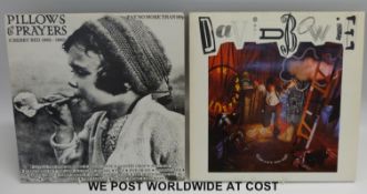 Ten LP record cases of mostly LPs with some 12” singles,