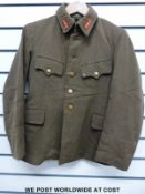 A WWII Japanese officer's winter tunic