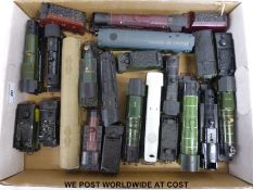 Fourteen Hornby, Lima and other 00 gauge locomotives including diesels, Flying Scotsman etc.