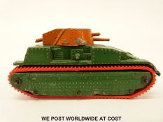 Dinky Toys Hornby Series diecast model Army Tank with green body,