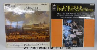 A collection of classical LPs.