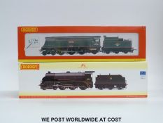 Two Hornby 00 gauge locomotives 'Sir Harry Le Fise Lake' 30803 R2582 and 'Wilton' 34041 R2218,
