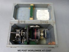 A mkII Astro compass in original wooden case