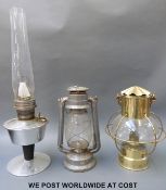 Three oil lamps.