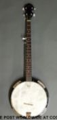Remo five string resonator banjo, 'Countryman' model, with 33.